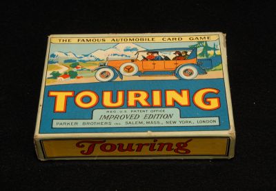 TOURING Card Game, Parker Bros. 1926