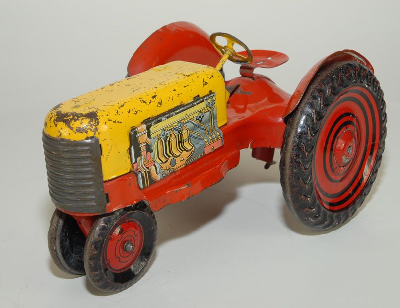 Marx Tractor, Pressed Steel, Large