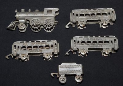 Nickel Plated Passenger Train, Kenton, 1920s NICE!