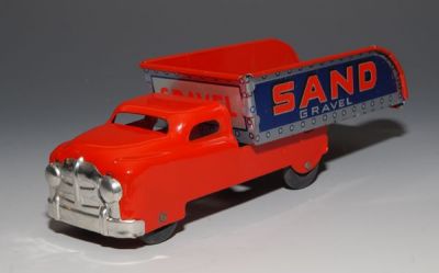 Banner Sand &amp; Gravel Dump Truck, NEAR MINT