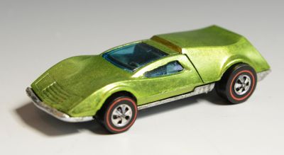 Hot Wheels Redline Tri-Baby, Lime, 1969