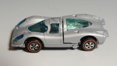 Hot Wheels Redline Porsche 917, silver, 1969