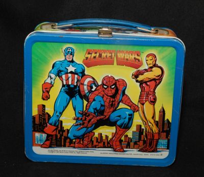 Secret Wars Lunch Box, Marvel comics 1984, Aladdin