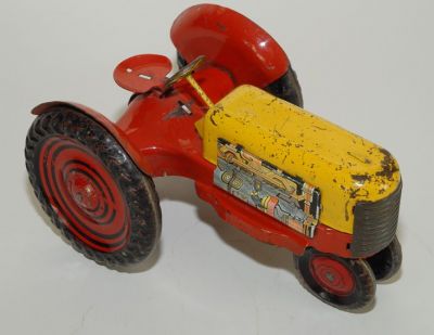 Marx Tractor, Pressed Steel, Large